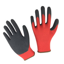 13 Gauge Polyester Liner Latex Sandy Coated Work Gloves with EN388 2121